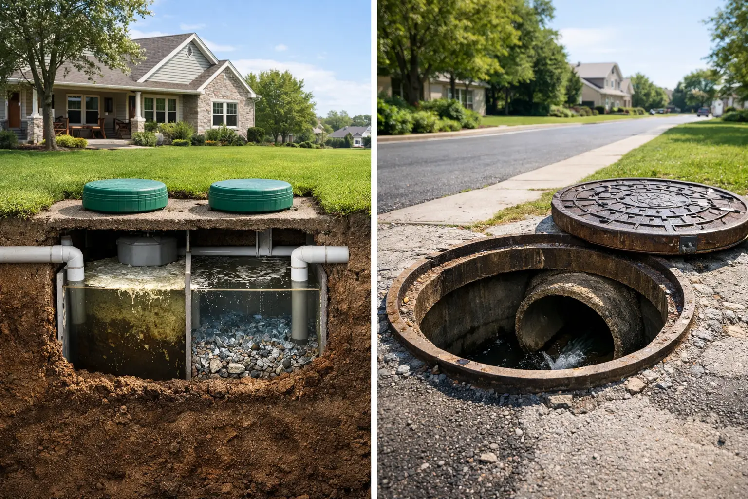 Septic System vs Sewer for Texas Homebuyers