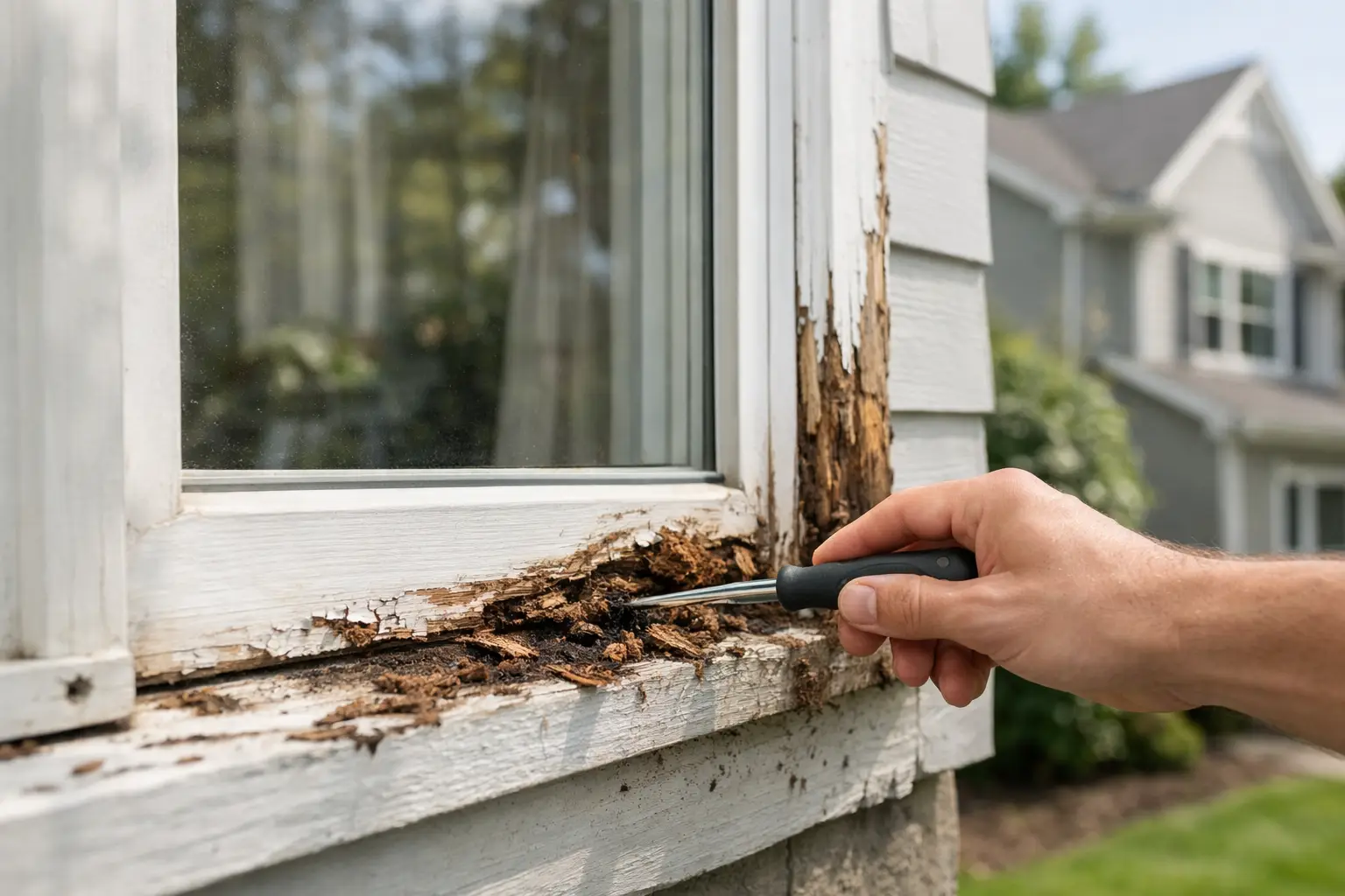 Wood Rot Around Windows and What It Signals