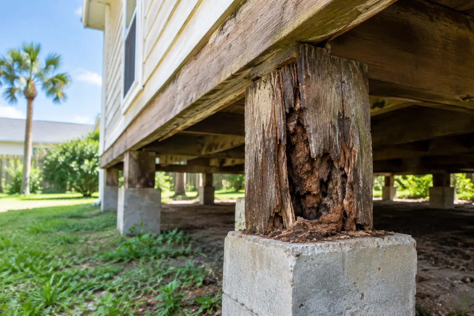 Why Pier Beams Rot in Southeast Texas Homes